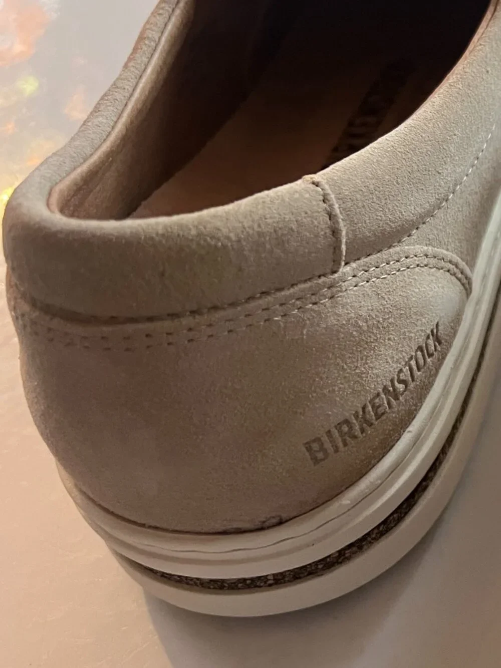 Birkenstock Oswego, Sandcastle, Slip-on.  Brand new, in box.  EU 42 (US 9)